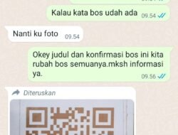 Pengerit Minyak Motor Tangki Modif Sudah Memiliki Barcode di SPBU 2433199 Gadung Toboali.
