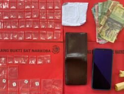 Dua Pengedar Sabu Ditangkap Satresnarkoba Polres Tanggamus di Pugung