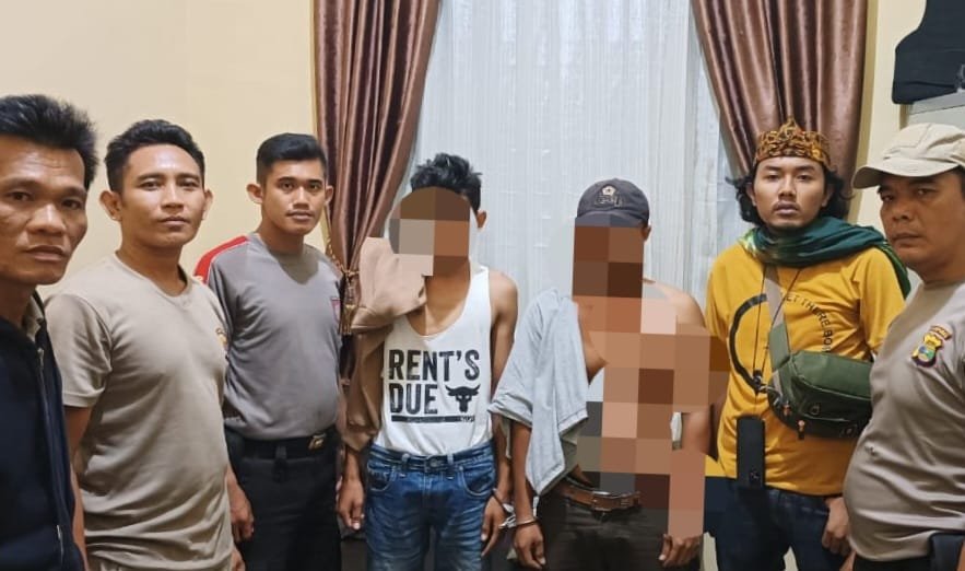Polsek Wonosobo Amankan Dua Pria Terduga Penyalahguna Sabu