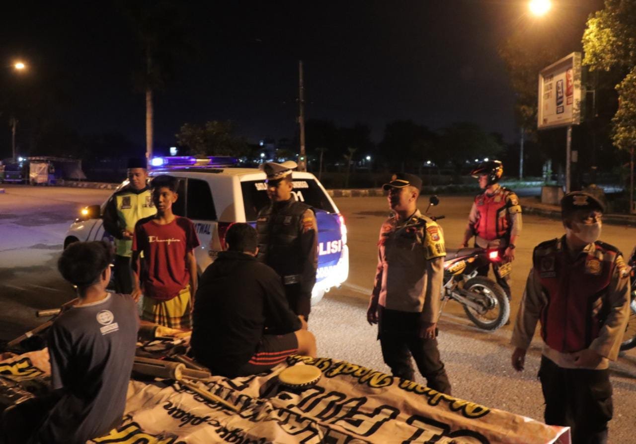 Polisi Amankan Terduga Pelaku Tawuran di Simpang Lima Kota Probolinggo
