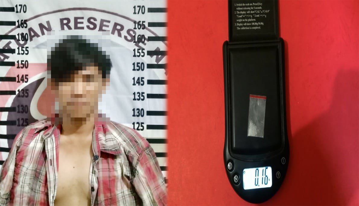 Satresnarkoba Polres Tulang Bawang Tangkap Pemuda Asal Tanah Miring Lampung Utara