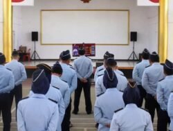 Lembaga Pemasyarakatan Kelas II B Kotaagung Ikut Apel Kesiapan Pengamanan Menjelang Idul Fitri  1444 Hijriyah Secara Virtual