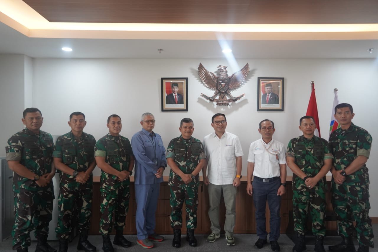 Kunjungan Kerja Pangdam l/BB ke PT Inalum Didampingi Danrem 022/PT