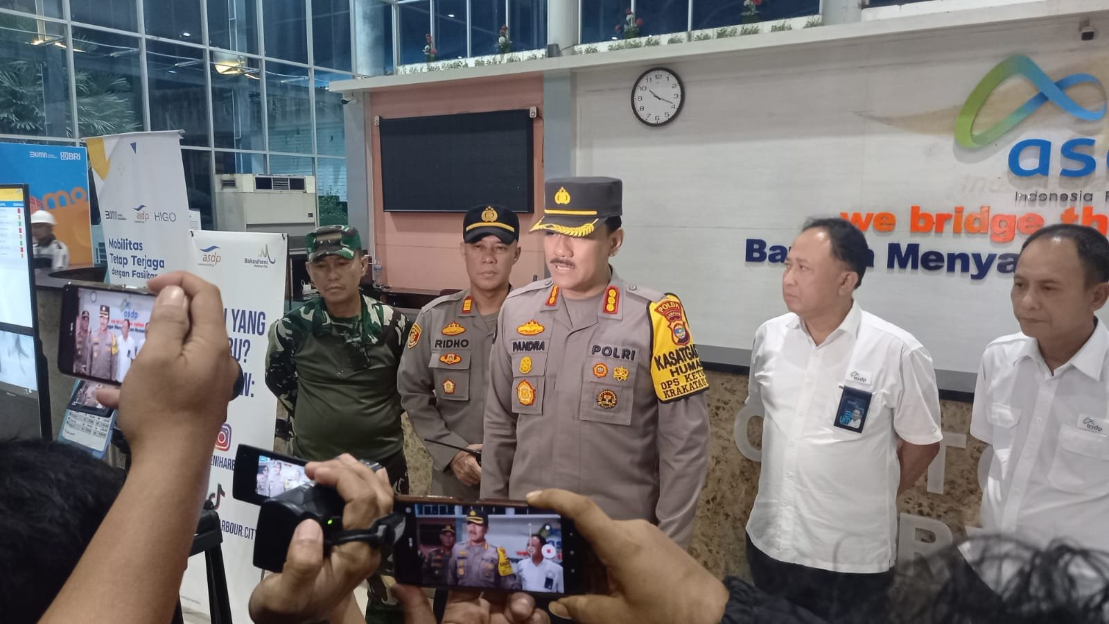 Polda Lampung Lakukan Pengecekan Terkini Arus Mudik Di Pelabuhan Bakauheni