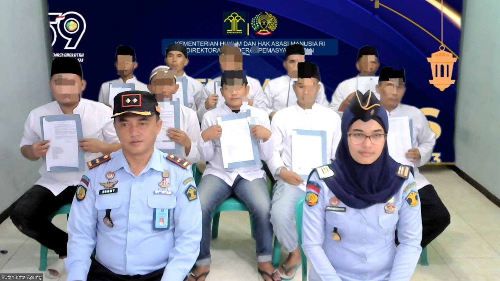 158 Narapidana Terima Remisi, Rutan Kota Agung Diserbu Pengunjung