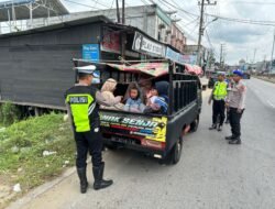 Polres Aceh Timur Respon cepat Tertibkan Mobil Bak Terbuka Angkut Penumpang