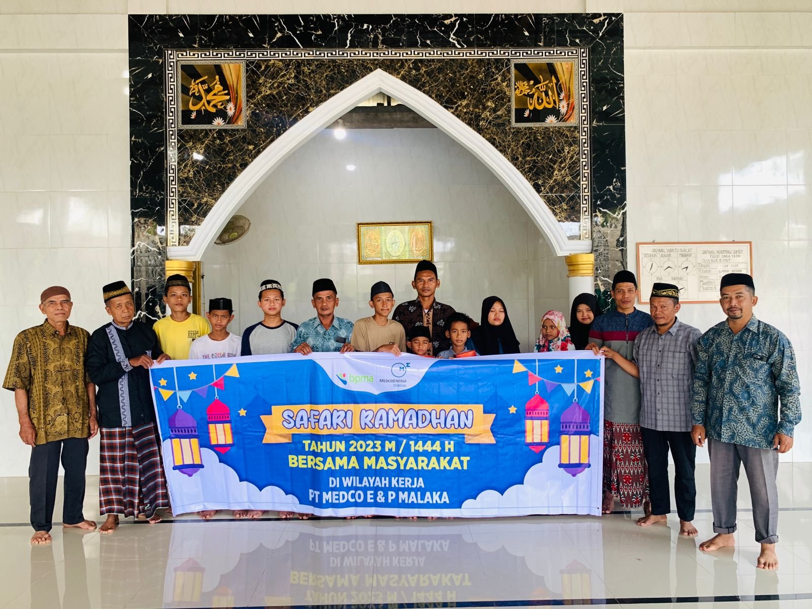 Kades Dan Camat Apresiasi, BPMA-Medco E&P Bantu Anak Yatim Selama Ramadhan