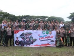 Perkuat Sinergitas TNI-Polri, Polres Aceh Timur dan Kodim 0104 Gelar Latihan Menembak Bersama
