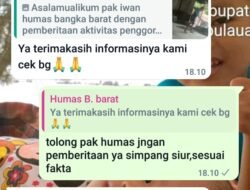 Berita Bantahan Dengan Adanya Pengorengan Milik Jhon Desa Belo Tidak Sesuai Dengan Pemberitaan Yang Dimuat