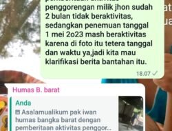 Berita Bantahan Dengan Adanya Pengorengan Milik Jhon Desa Belo Tidak Sesuai Dengan Pemberitaan Yang Dimuat
