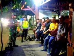 Kompaknya TNI – Polri di Ngawi, Patroli Dialogis Jaga Kamtibmas