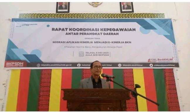 PJ Bupati Aceh Timur Buka Rakor Kepegawaian Antar Perangkat Daerah