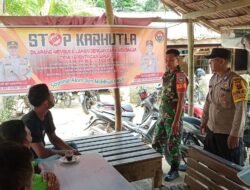 Edukasi Secara Masif, Bhabinkamtibmas Polsek Peureulak Barat dan Baninsa Koramil 15 Ajak Warga Antisipasi Karhutla