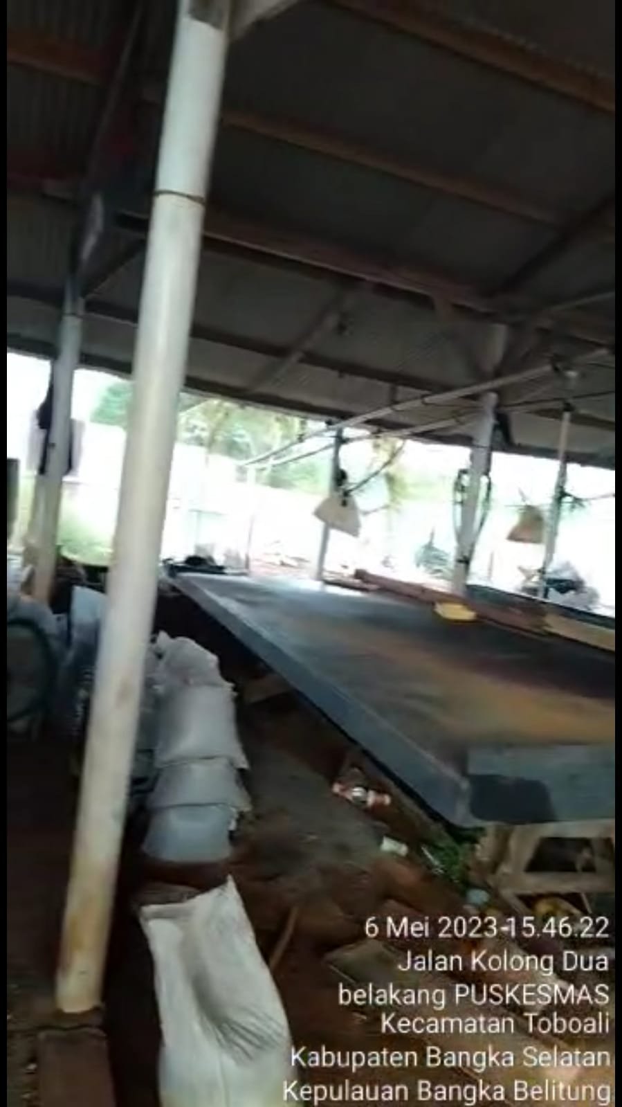 Meja Goyang Milik Roni Jalan Kolong Dua Kecamatan Toboali Tanpa Tersentuh Aparat Penegak Hukum