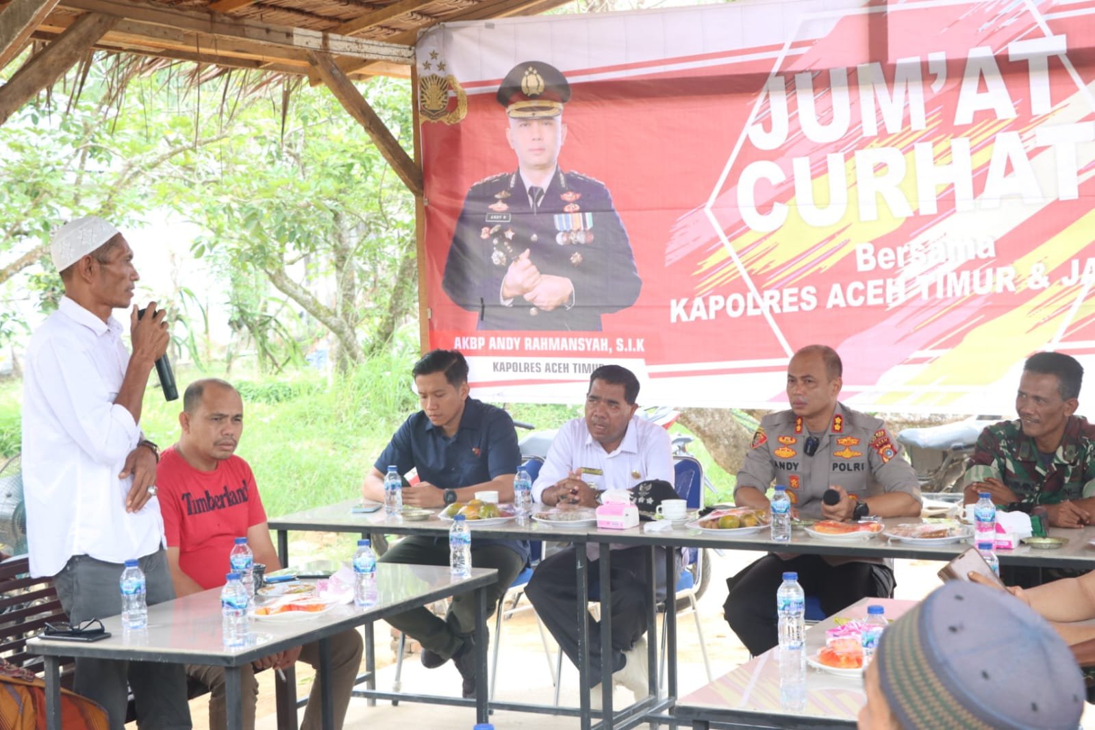 Melalui Jumat Curhat, Kapolres Aceh Timur Dengar Keluh Kesah Masyarakat