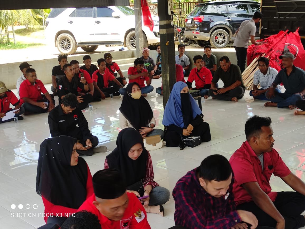 DPC PDIP Aceh Timur Gelar Silahturahmi Sekaligus Konsolidasi Rutin Bersama  Pengurus dan Para Caleg