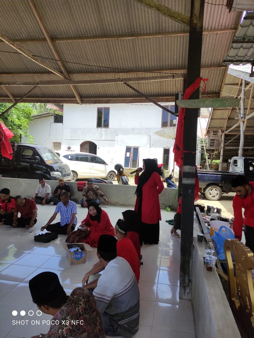DPC PDIP Aceh Timur Gelar Silahturahmi Sekaligus Konsolidasi Rutin Bersama  Pengurus dan Para Caleg