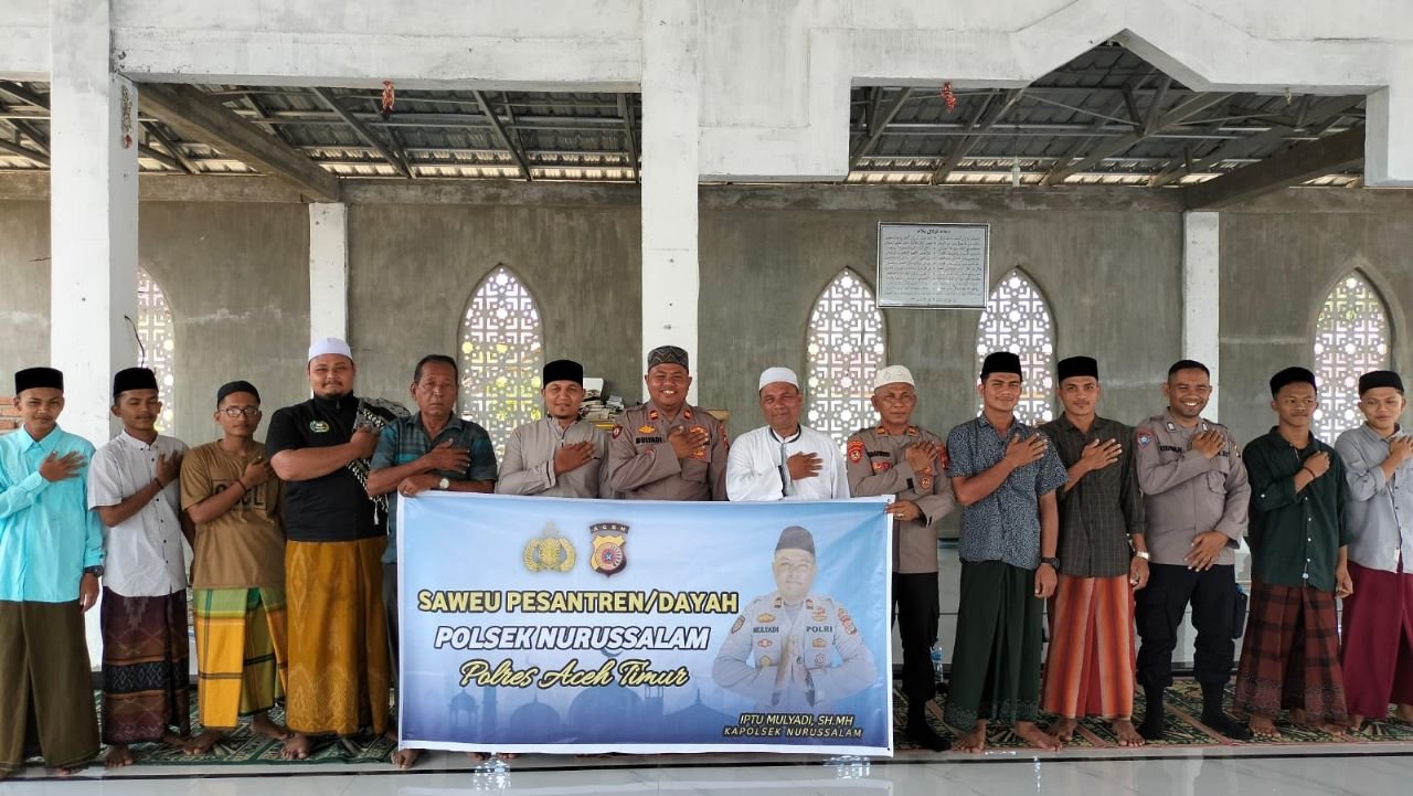 Silaturahmi ke Dayah Darul Ulum Aceh, Kapolsek Nurussalam Dipeusijuk Abon Matang Neuheun