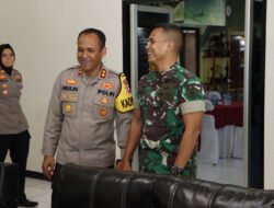 Perkuat Sinergitas Kapolres Madiun Kota Silaturahmi ke Mako Yonif Para Raider 501/BY
