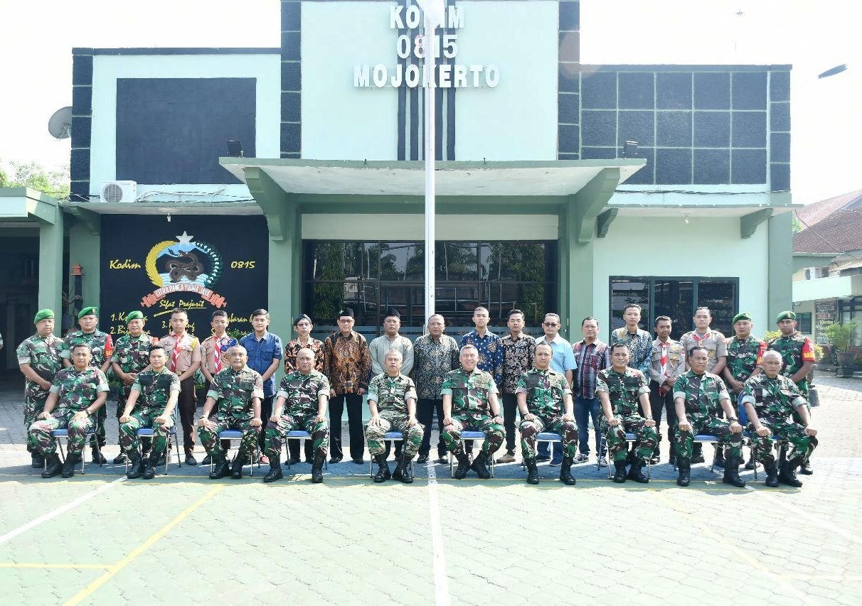 Kodim 0815/Mojokerto Terima Kunjungan Tim Litbang Pusterad