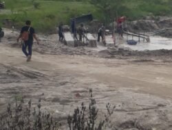 Puluhan Tambang Timah Diduga Iilegal Desa Pedindang Diduga Milik Ajhon