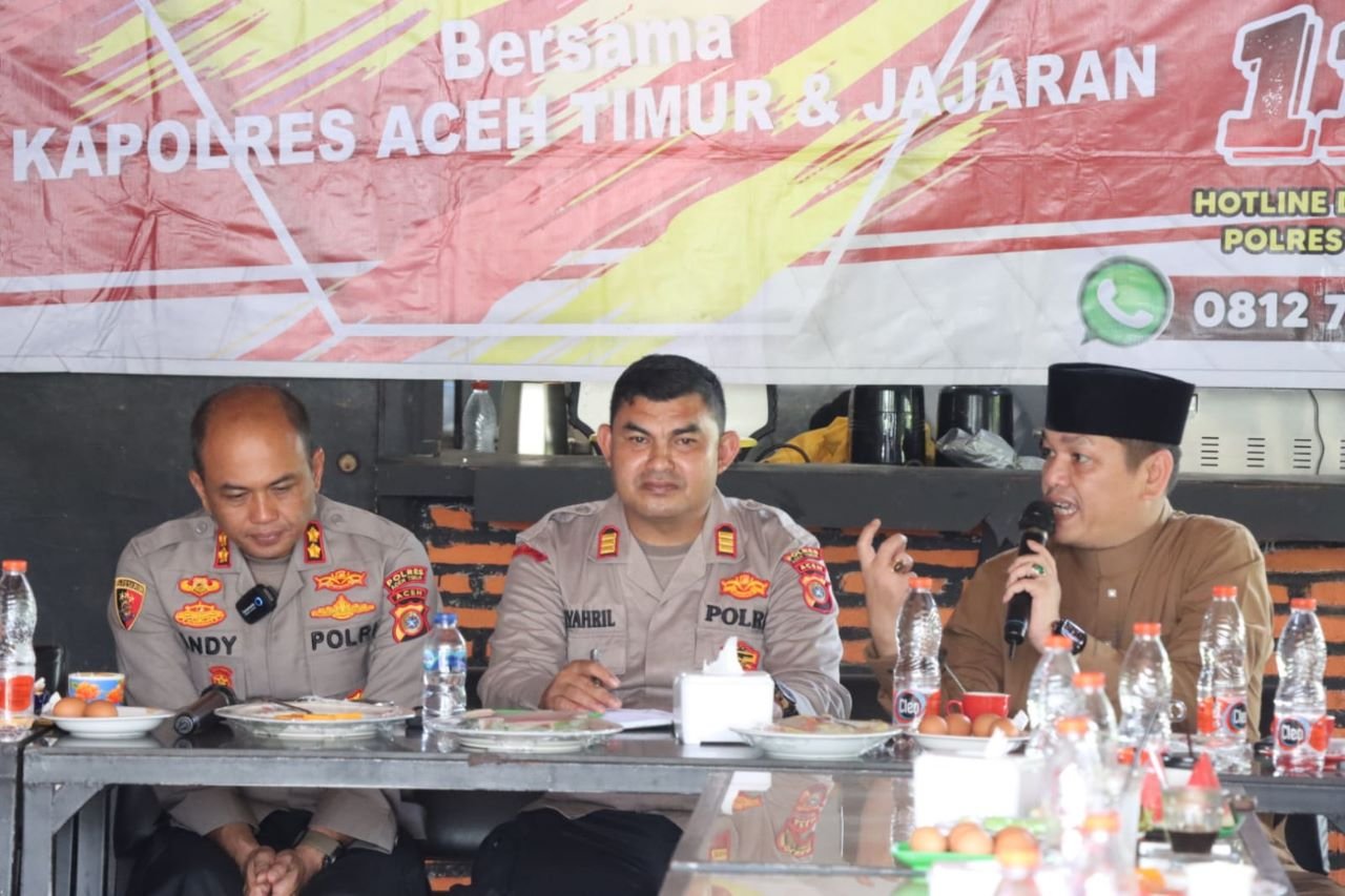 Jum’at Curhat di Darul Aman, Ini Harapan Tokoh Masyarakat Kepada Kapolres Aceh Timur