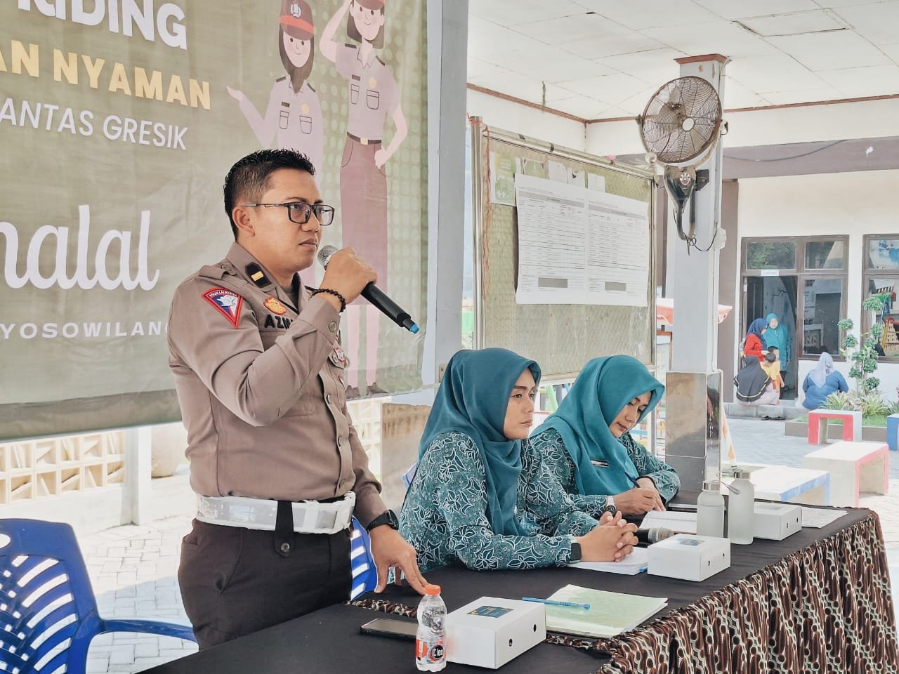 Polres Gresik Edukasi Kaum Emak - emak, Minimalisar Pelanggaran dan Lakalantas