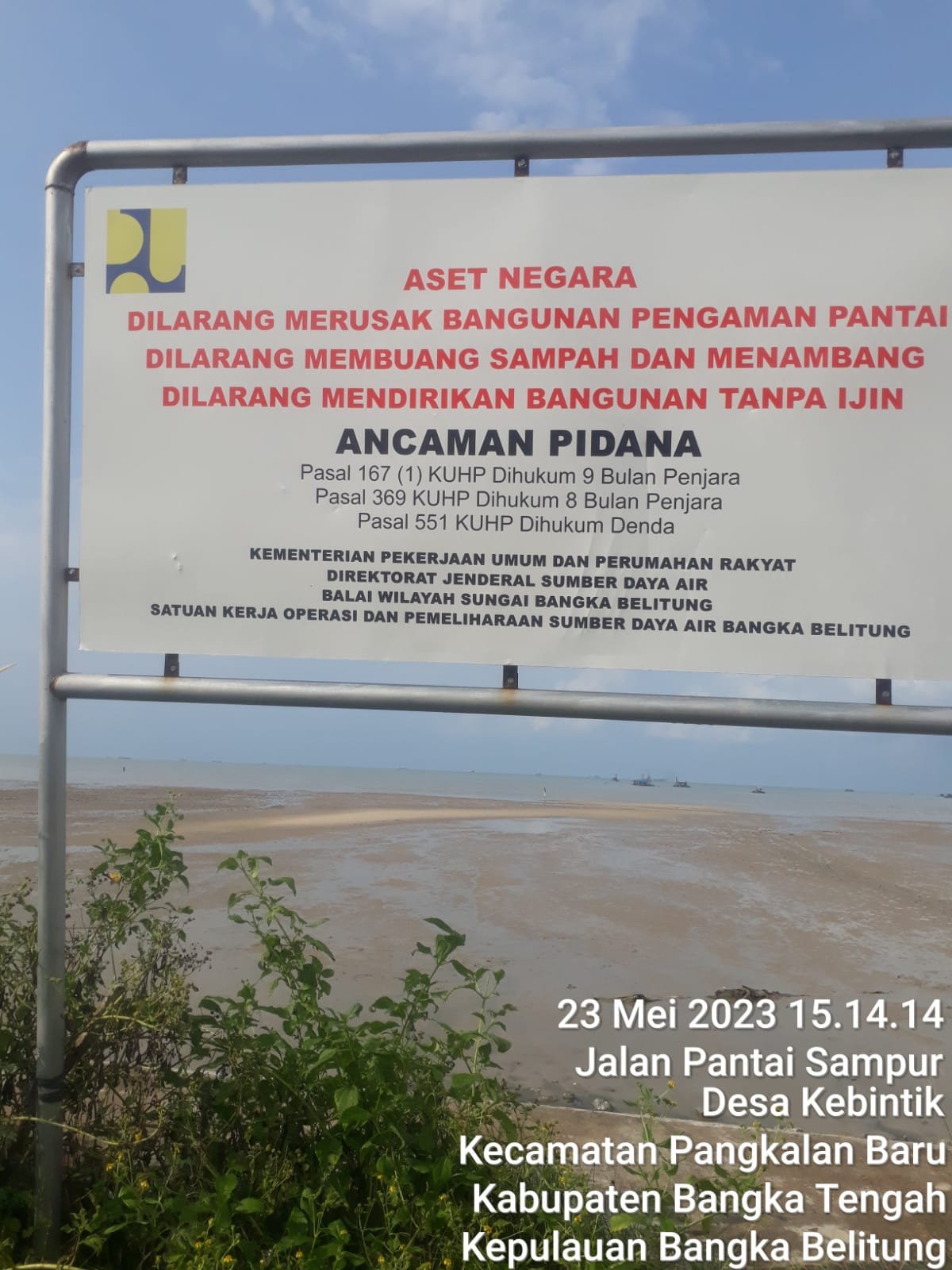Aktivitas Tambang Timah Diduga Ilegal di Pantai Sampur dan Kawasan Bakau Bangka Tengah