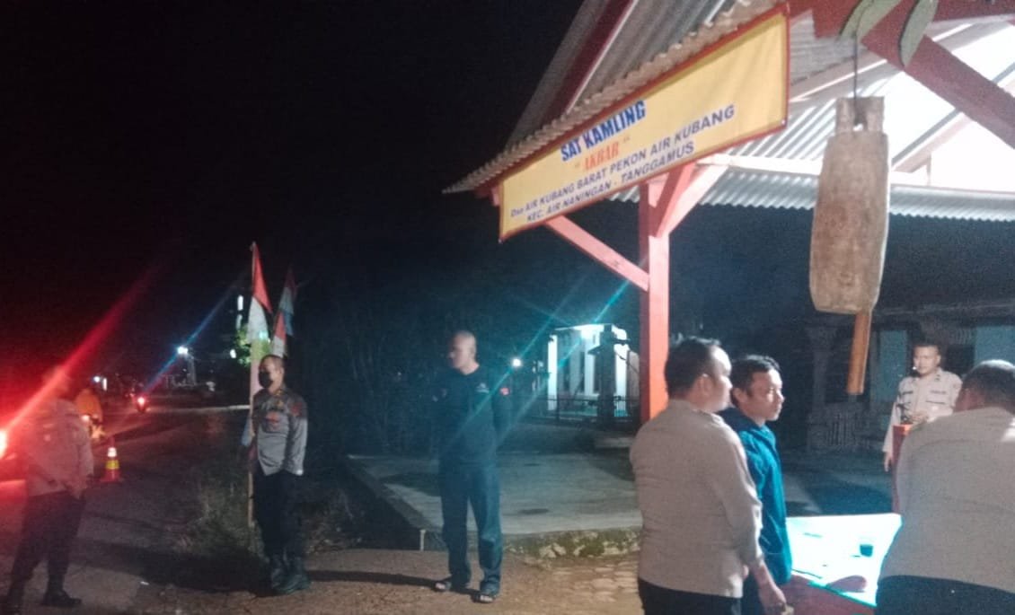 Sat Kamling Wilayah Polres Tanggamus Dinilai Polda Lampung