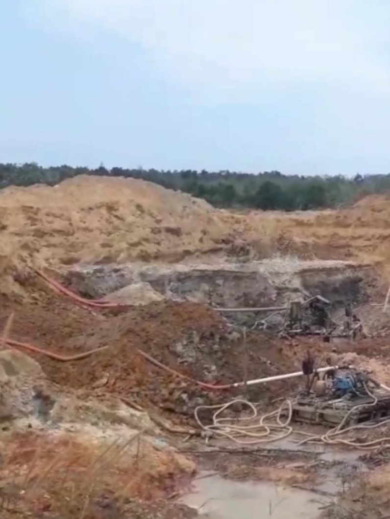 Aktivitas Tambang Timah di Pesisir Pantai Penganak Tanpa Tersentuh Aparat Penegak Hukum