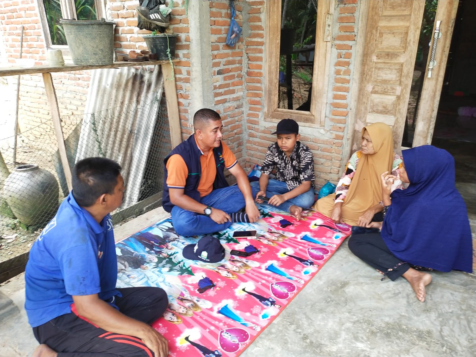 TKSK Aceh Timur Mendapat Informasi. Anak Yatim Piatu Menderita Sakit Tomor Ganas