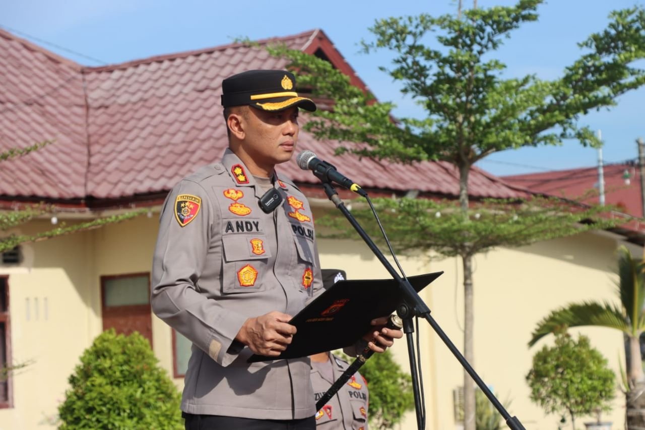Polres Aceh Timur Gelar Sertijab Wakapolres, Kabag Ops, Kasat Intel, Hingga Kapolsek