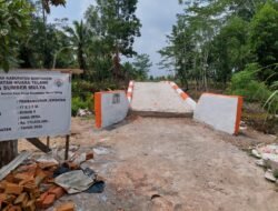 Masyarakat Desa Sumber Mulya Sambut Baik Pembangunan Jembatan Penghubung Dusun 5
