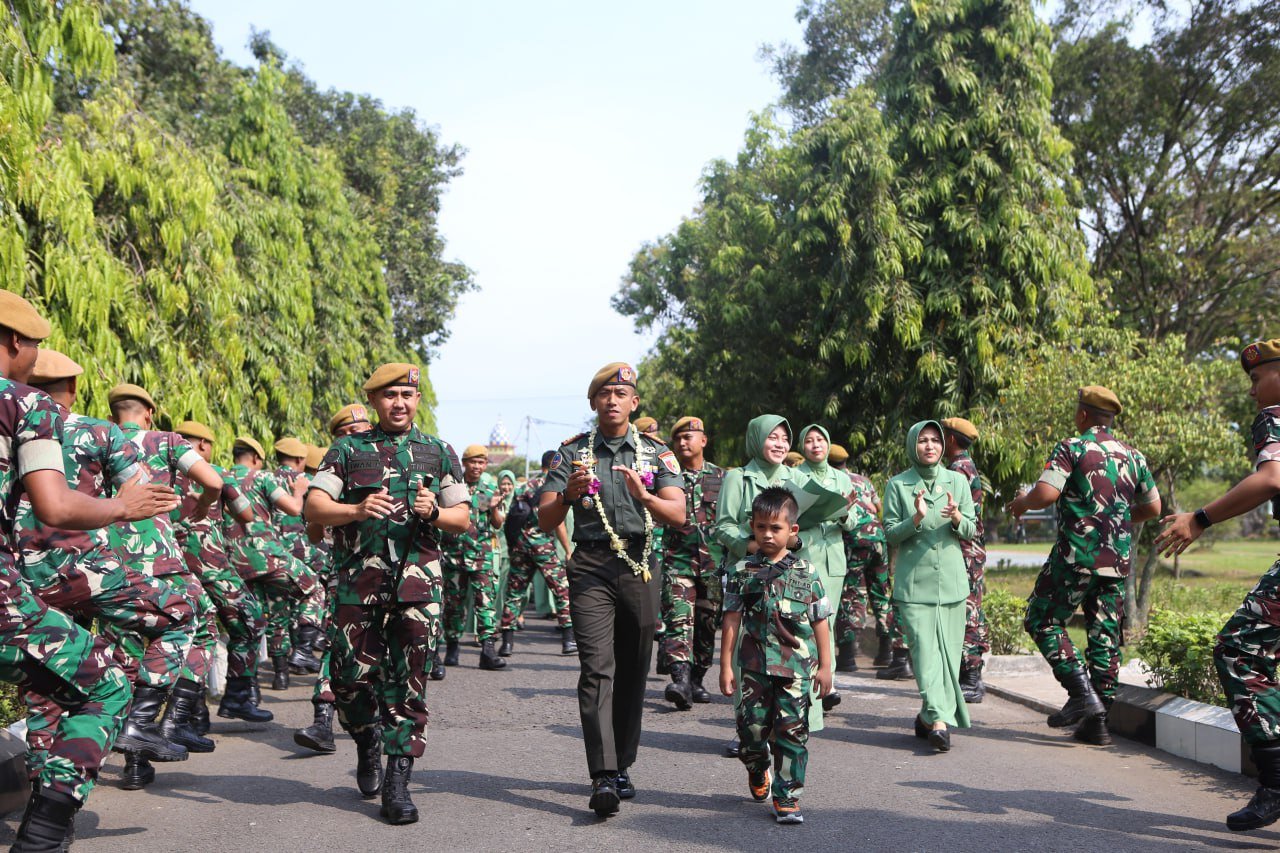 Wadanyon Arhanud 8/MBC Berganti