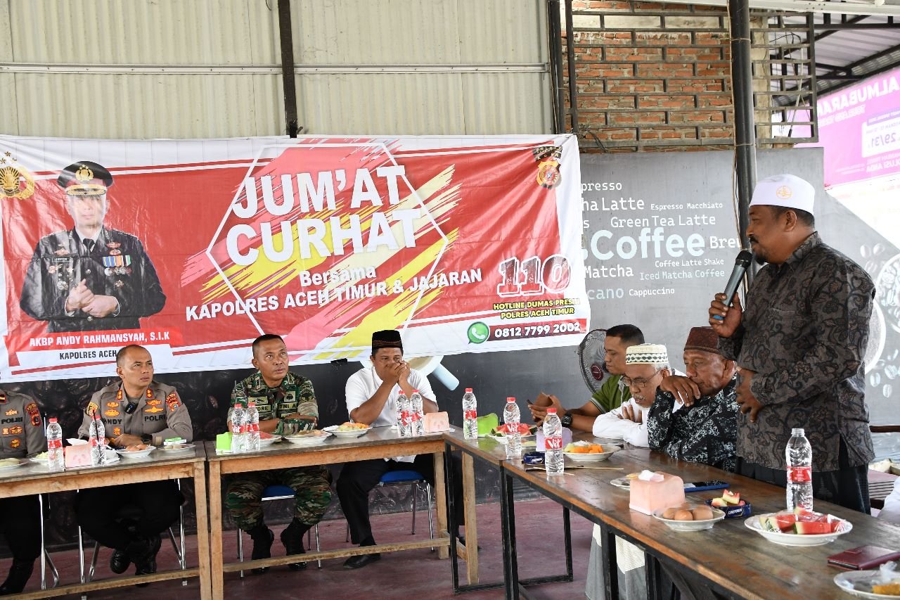 Jumat Curhat di Julok, Kapolres Aceh Timur Dengar Langsung Keluhan Masyarakat