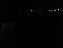 Aktivitas Tambang Timah Illegal Belakang Rusunawa Pangkal Pinang Kerja di Malam Hari