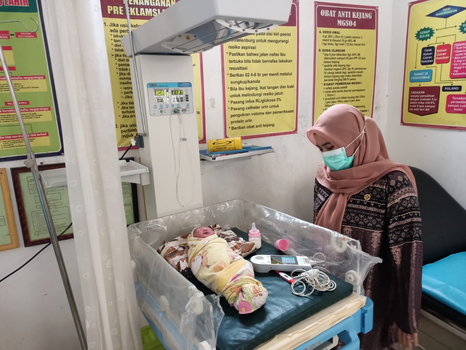 Langkah Cepat Polisi RW di Jember, Berhasil Selamatkan Bayi Yang Ditemukan Warga