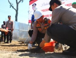 Polres Magetan Terima Kado Pembangunan Mapolsek Panekan di Hari Bhayangkara Ke 77