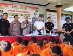 Dua Belas Hari Polresta Banyuwangi Berhasil Amankan 65 Pelaku Kriminal