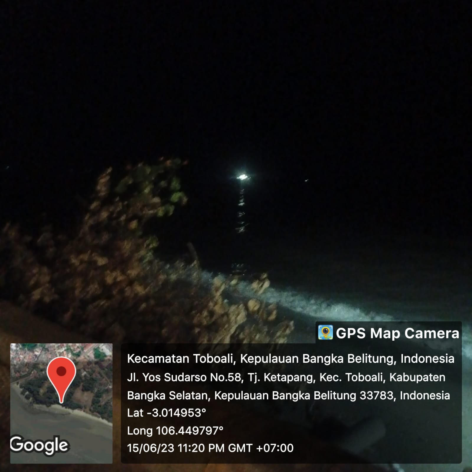 Aktivitas Tambang Timah Selam Perairan Laut Suka Damai Kembali Bekerja Dimalam Hari