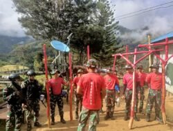 Satgas Yonif 721/Makkasau Terapkan Pola Hidup Bersih dan Sehat