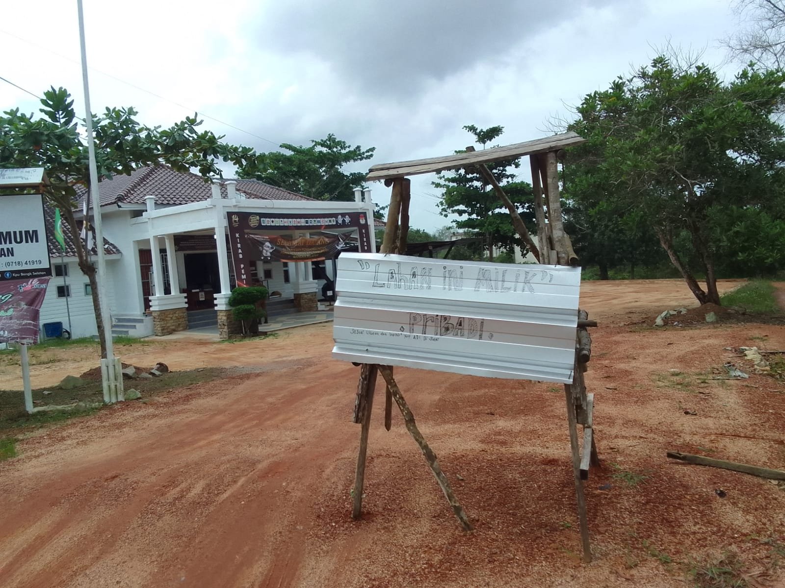 Putra Pemilik Lahan Sengketa Menunggu Janji Sekda Bangka Selatan Adanya Ganti Rugi Dan Sampai Saat Ini Belum Terselesaikan