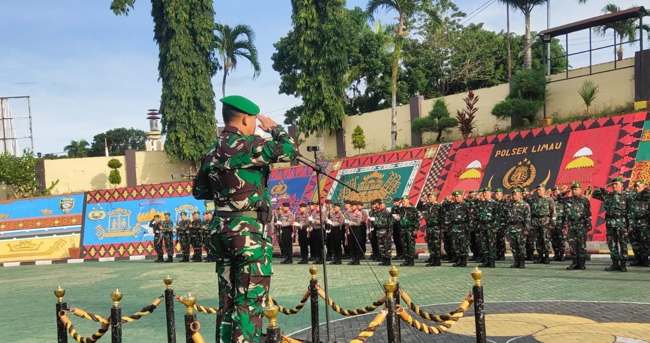 Sinergitas TNI Dan Polres Tanggamus Gelar Upacara Hari Kesadaran Nasional