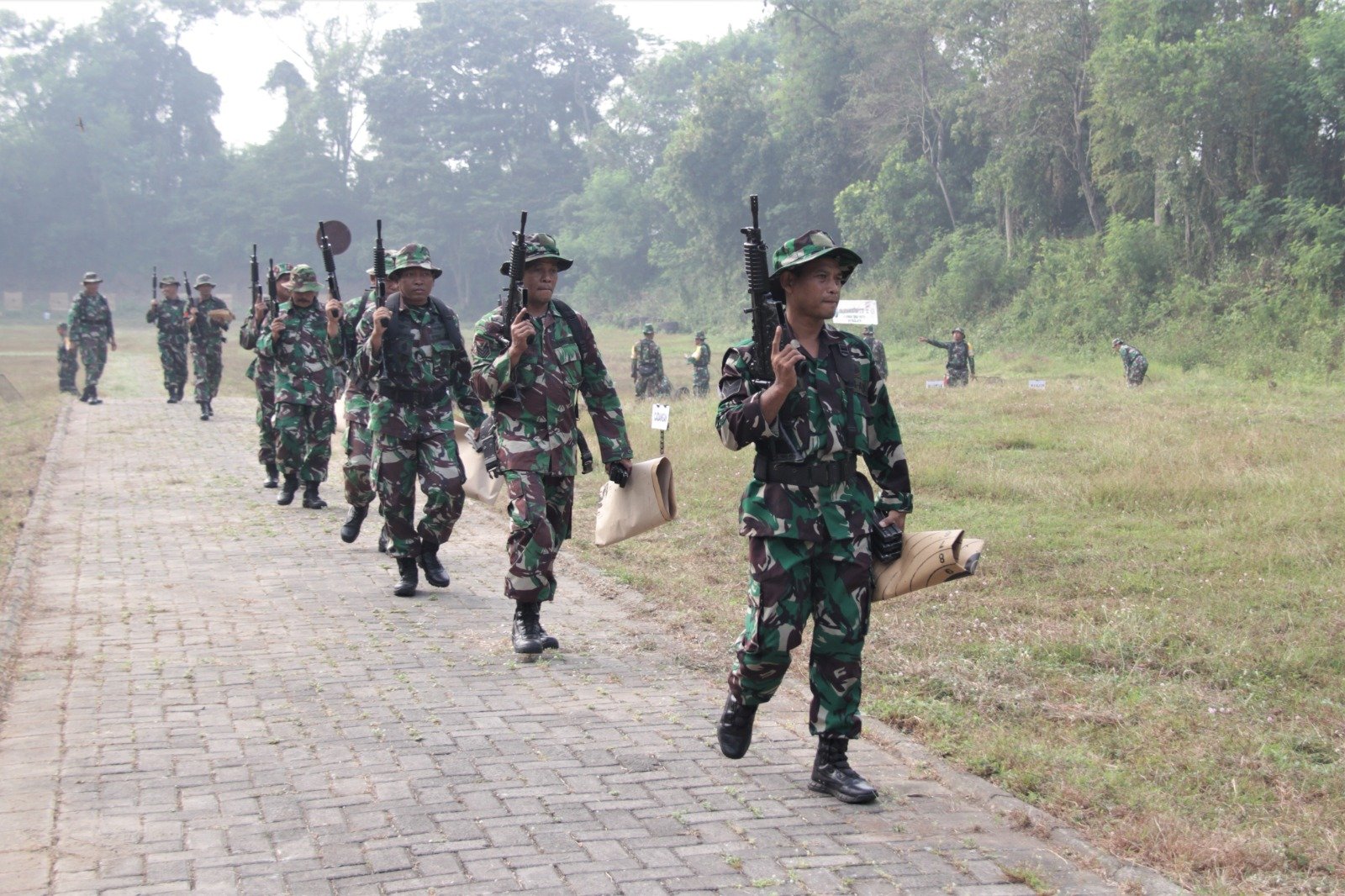 Permahir Kemampuan, Kodim 0815/Mojokerto Gelar Latihan Menembak