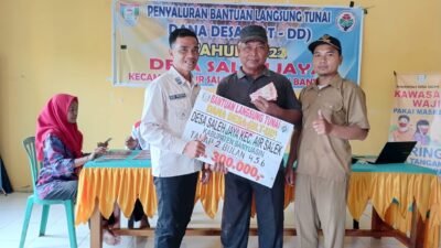 Pemdes Saleh Jaya salurkan BLT Dana Desa Triwulan 2 tahun 2023