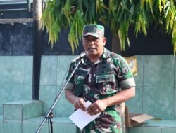 Tampil Garang Tetap Bersahaja, Babinsa Kodim 0815/Mojokerto Geber SPM Honda Trail CRF 150 L