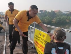 Polres Kediri Kota Revitalisasi Jembatan Lama Situs Cagar Budaya