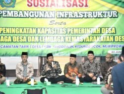 Gus Muhdlor Sampaikan Jalan Desa Tarik-Mliriprowo Bakal Ditutup Imbas Ada Proyek Betonisasi