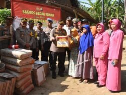 Hari Bhayangkara ke-77 Bahagianya Mbah Wakijah Terima Program Bedah Rumah Polres Trenggalek