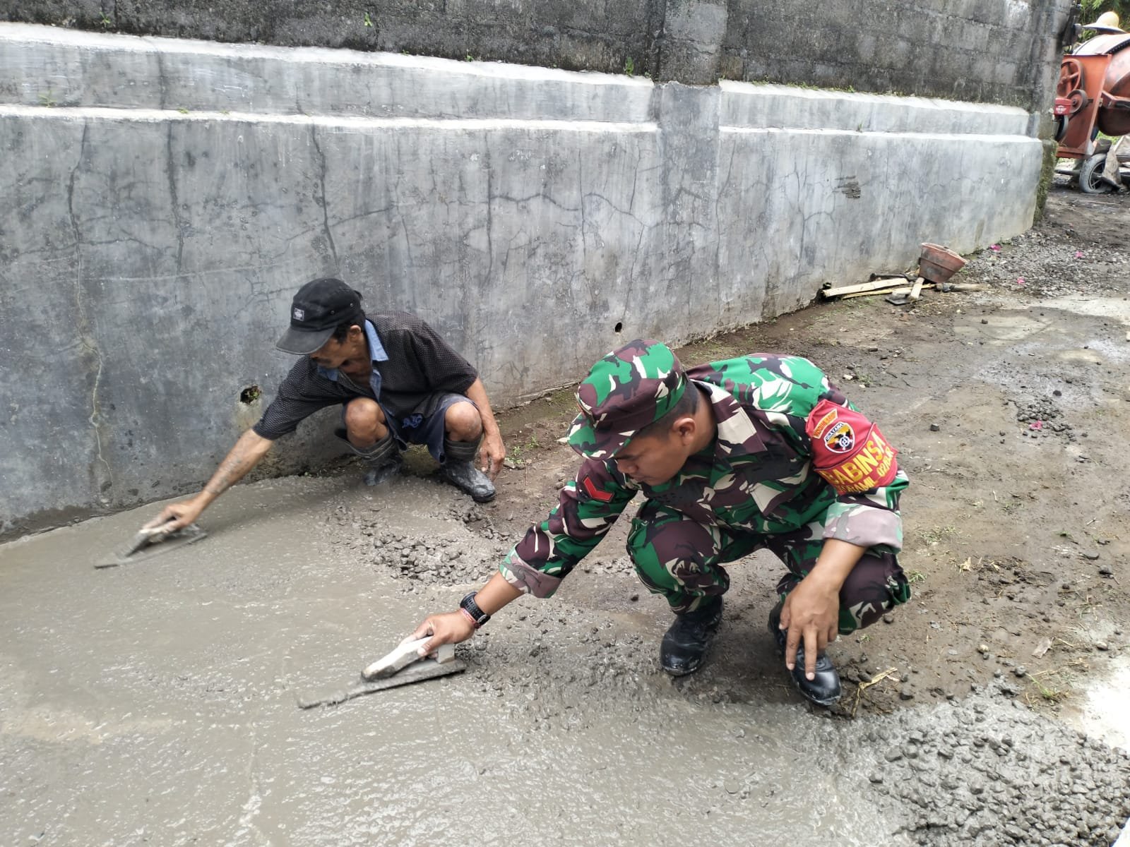Danramil Banjarangkan Terjunkan Babinsa